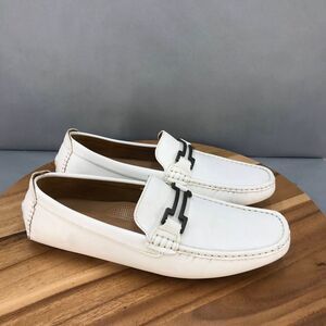 Bruno Marc Hugh Slip On Driving Loafers Mens 10 White‎ Casual Comfort Shoes